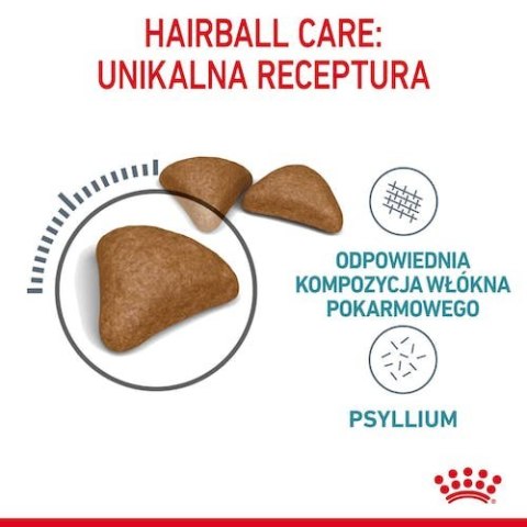 Royal Canin Hairball Care karma sucha dla kotów dorosłych, eliminacja kul włosowych 2kg