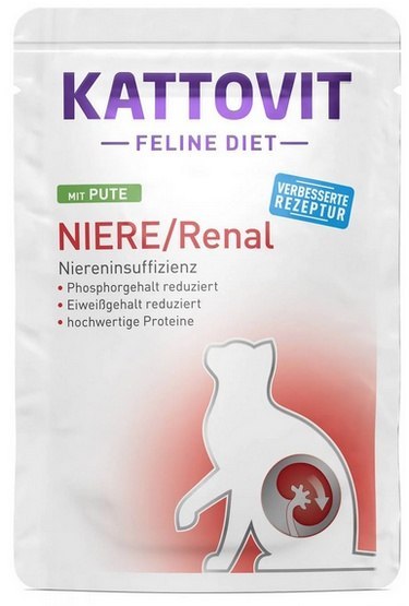 Kattovit Feline Diet Niere/Renal indyk saszetka 85g